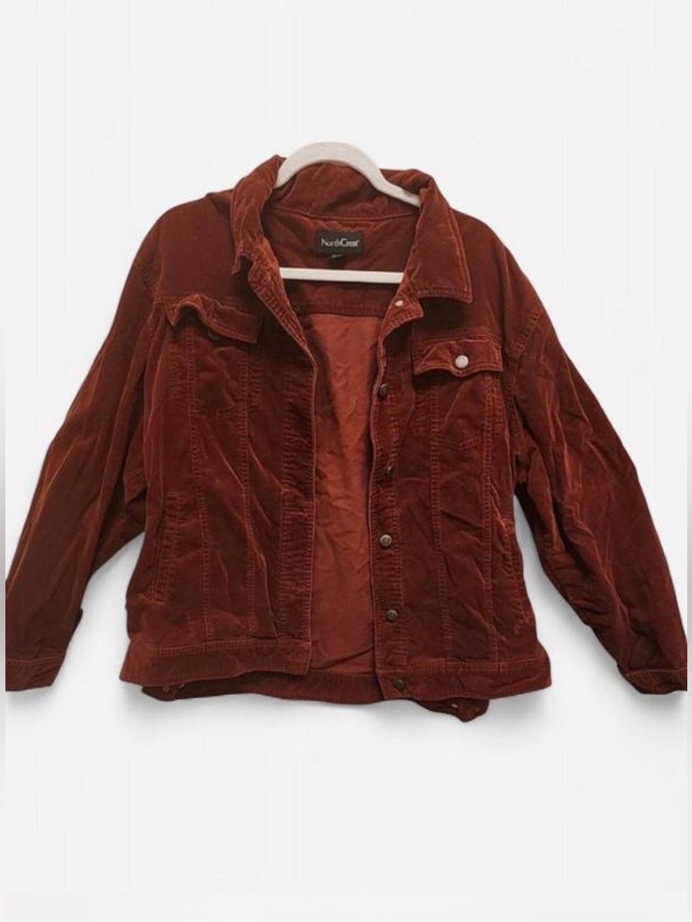 Northcrest Corduroy Jacket in Rust Brown